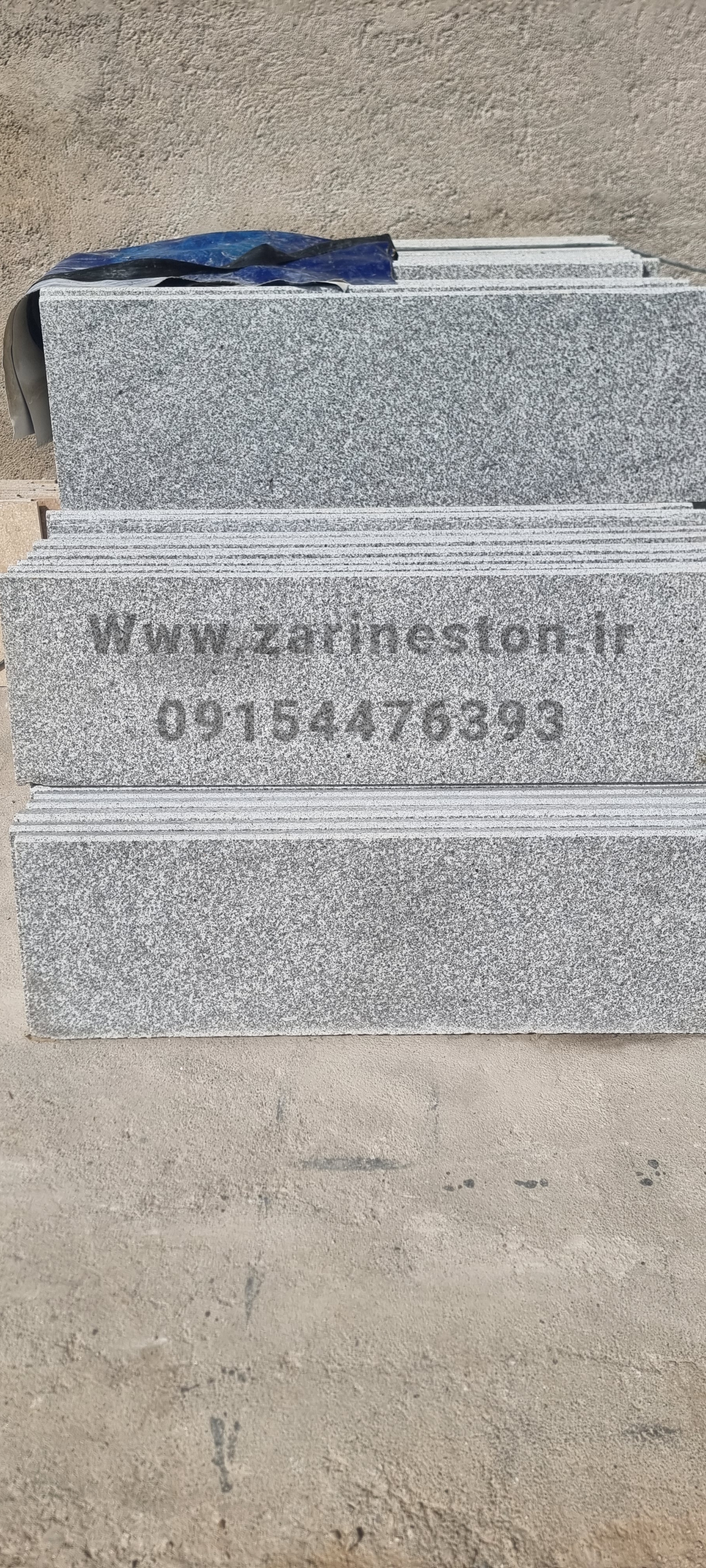 سنگ پله درجه دو گرانیت مروارید مشهد